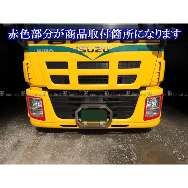 ブライツ BRIGHTZ いすゞ ギガ メッキヘッドライトリング TRUCK−L