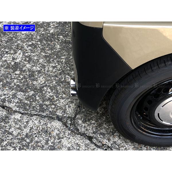 ブライツ BRIGHTZ N-BOX JF5 JF6 ステンレス2本出しマフラーカッター
