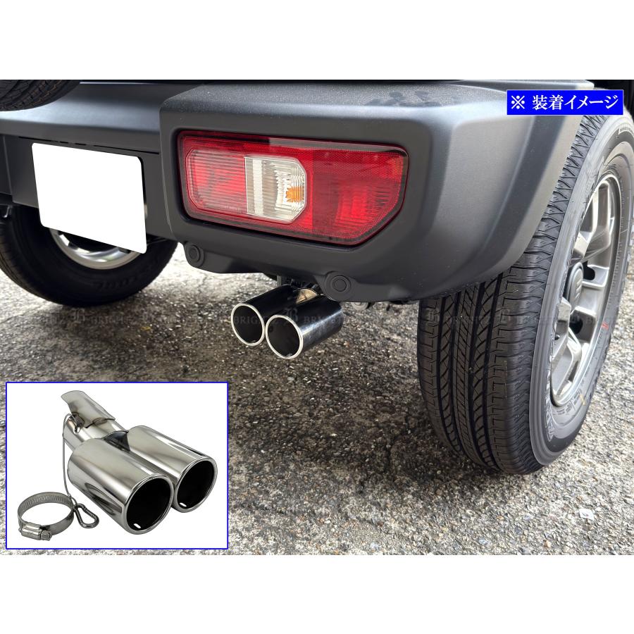 ブライツ BRIGHTZ ジムニーノマド JC74W ステンレス2本出しマフラー