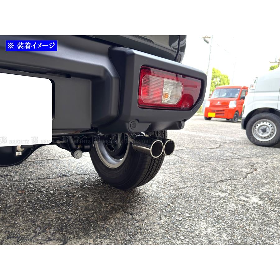 ブライツ BRIGHTZ ジムニーノマド JC74W ステンレス2本出しマフラー