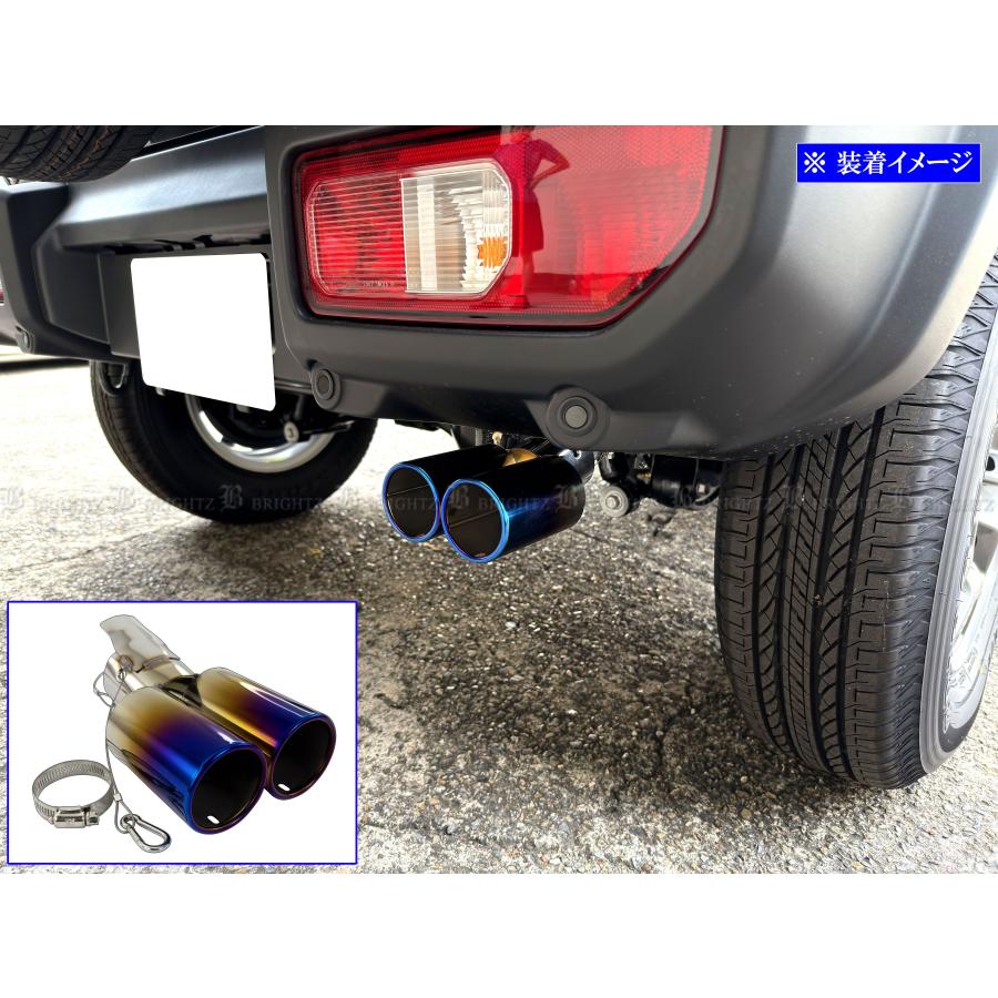ブライツ BRIGHTZ ジムニーノマド JC74W ステンレス2本出しマフラー