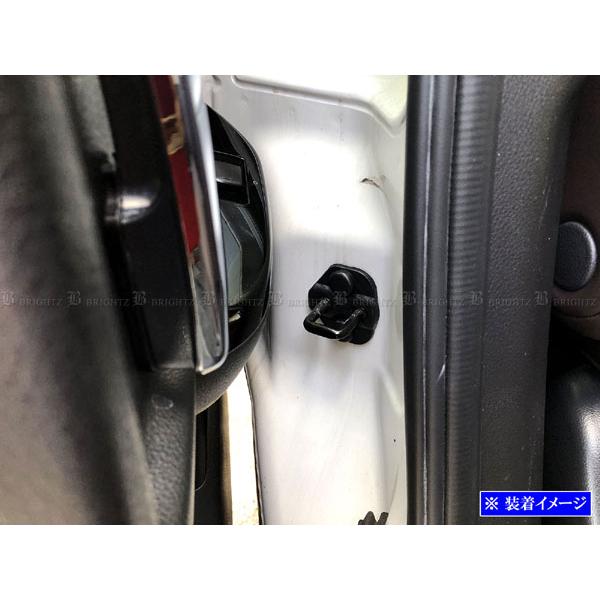 ブライツ BRIGHTZ エルグランド E52 カーボン調ドアストライカーカバー