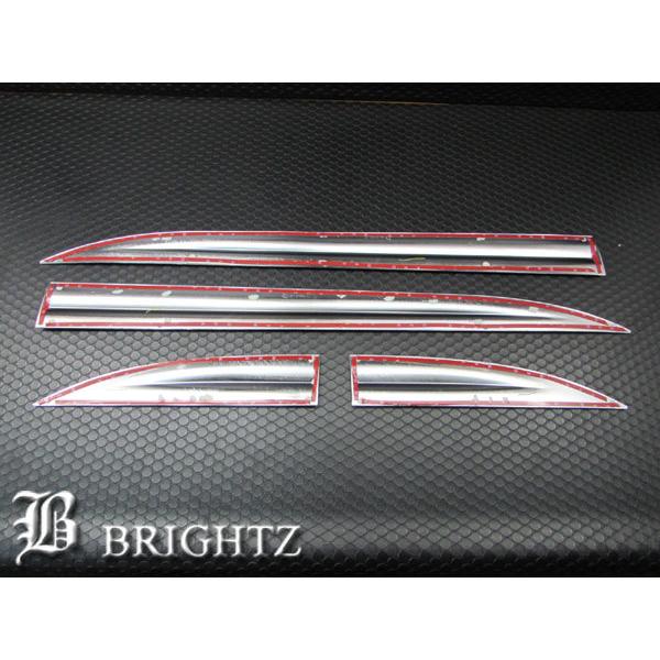 アウトランダーPHEV GG2W 前期 メッキ サイド ドア モール 4PC