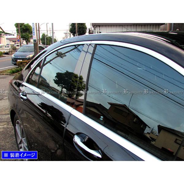 ベンツSクラス W223　日本製最高級超鏡面ステンレスピラーメッキピラー Sクラス W222 S550 超鏡面 ステンレス ブラック メッキ ピラー パネル