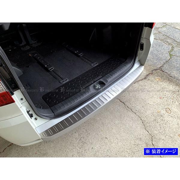 デリカD：5 CV1W CV2W ステンレス リア バンパー フット プレート リヤ