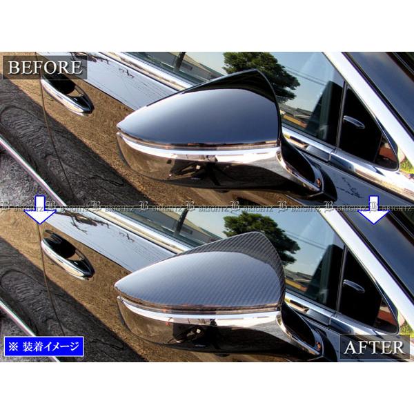 レクサス LC500 URZ100 リアル カーボン サイド ドア ミラー カバー