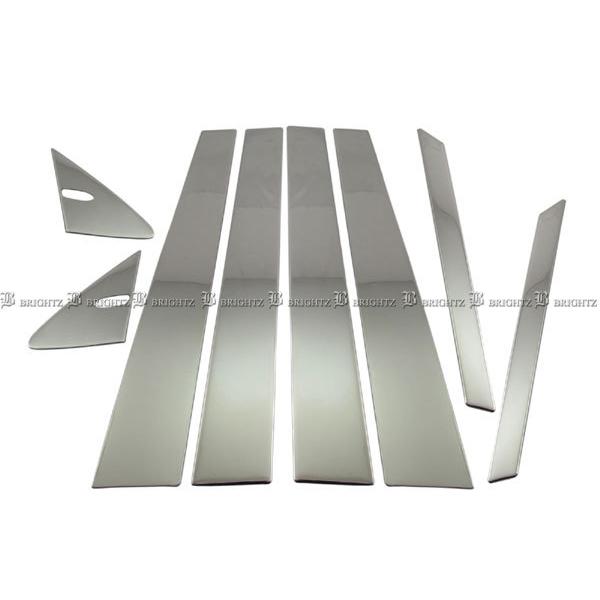 レクサス LS500 VXFA50 VXFA55 超鏡面 ステンレス メッキ ピラー