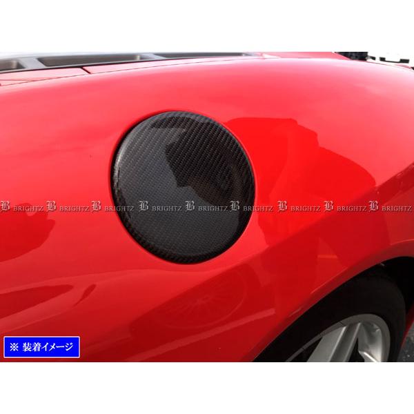 フェラーリ F430 リアルカーボン フューエル リッド カバー