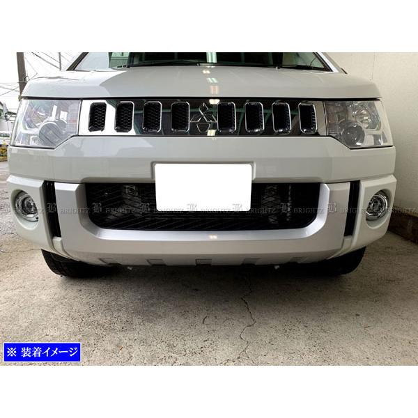 デリカD：5 CV4W CV5W メッキ フォグ ライト ランプ カバー FOG−COV