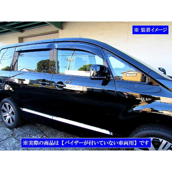 デリカD：5 CV4W CV5W 超鏡面 ステンレス ブラック メッキ ピラー 