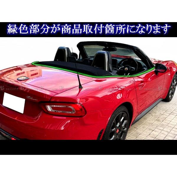 アバルト124 スパイダー NF2EK 超鏡面 ステンレス メッキ ベルト