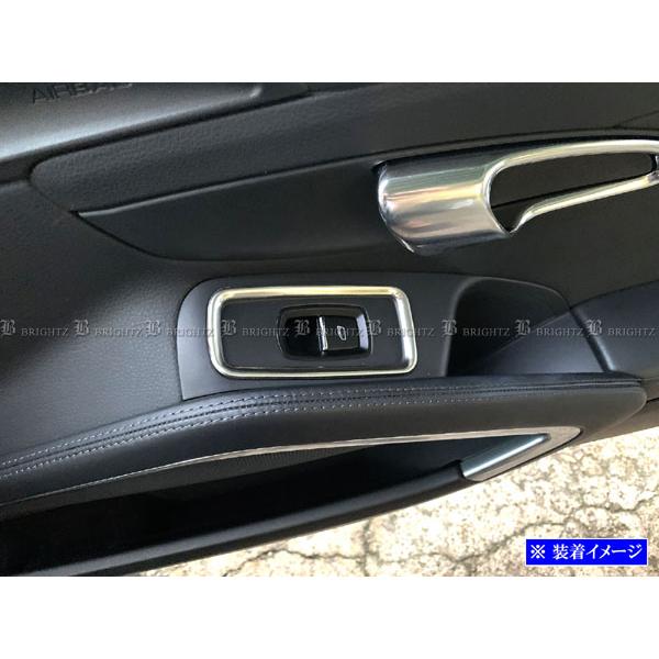 ポルシェ 911 991 ステンレス ウィンドウ スイッチ カバー 2PC サテン