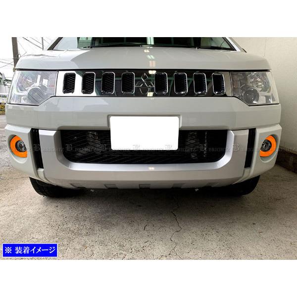 全網付き！デリカd5 フォグ給油口カバーセット