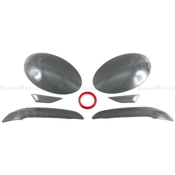 ポルシェ 911 991 スモーク ヘッド ライト フォグ カバー セット