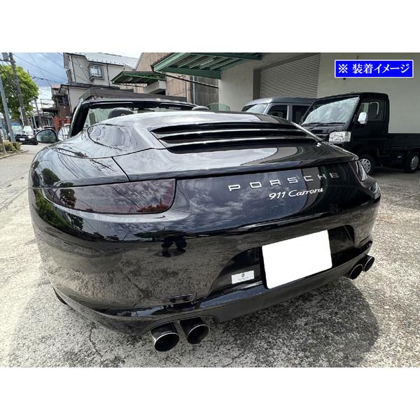 ポルシェ 911 スモーク テール ライト カバー セット ランプ リア リヤ 