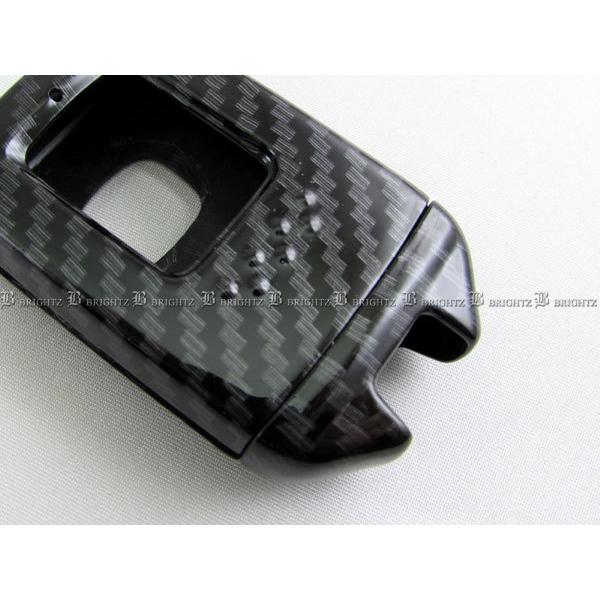 S660 JW5 カーボン 調 スマートキー ケース 青 Hondaスマートキー