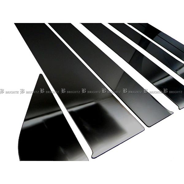 エブリイワゴン DA17W 超鏡面 ステンレス ブラック メッキ ピラー