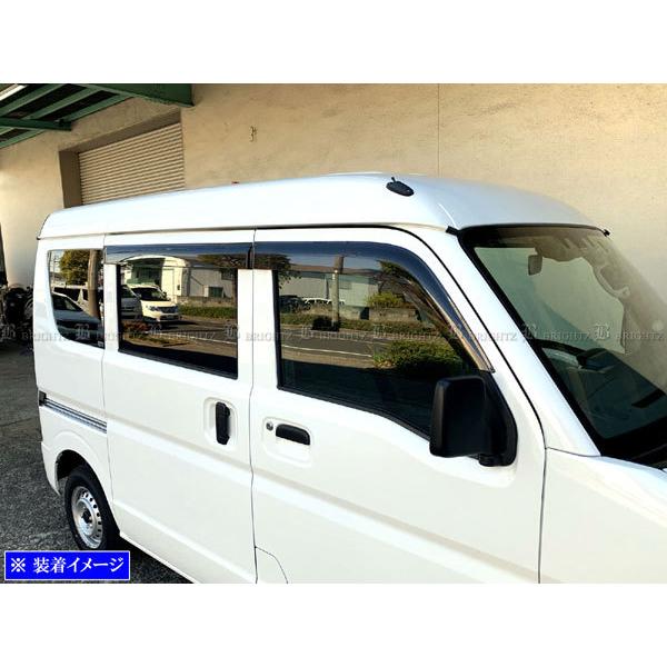 エブリィバン　da17v　ドアバイザー　1台分 エブリイバン DA17V サイド ドア バイザー 日除け 雨除け サン