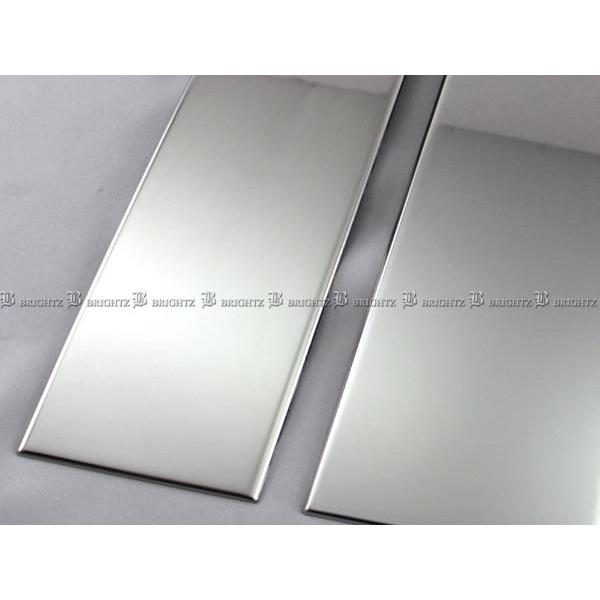 スペーシアカスタム MK53S 超鏡面 ステンレス メッキ ピラー パネル