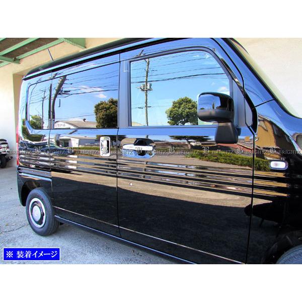N-VAN JJ1 JJ2 メッキ ドア ハンドル カバー ノブ 皿 セット