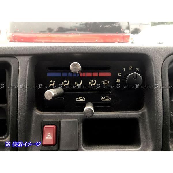 ジムニー JB23W エアコン レバー ノブ 3PC ヒーター コントロール