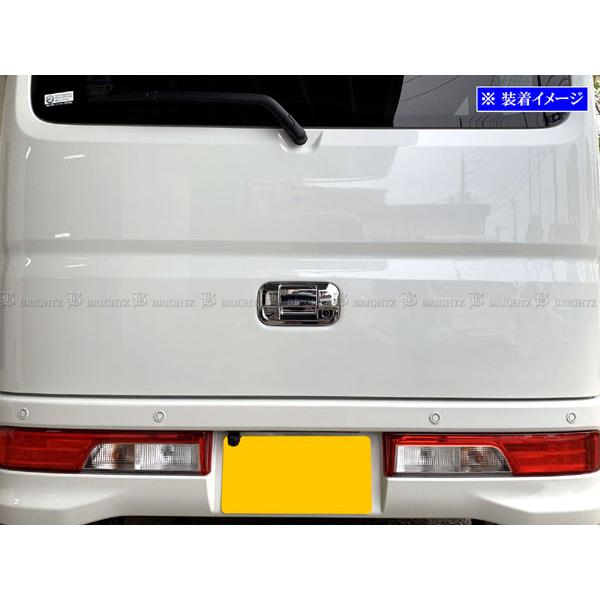 エブリイワゴン DA17W メッキ リア ハッチ ドア ハンドル カバー ノブ