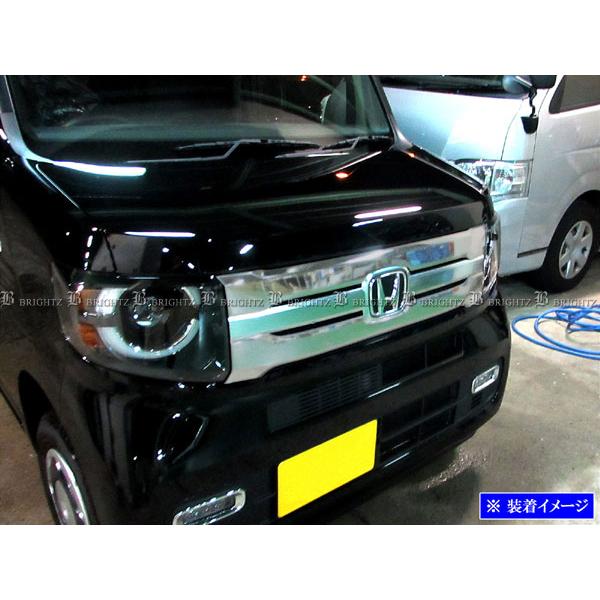 N-VAN JJ1 JJ2 ステンレス グリル カバー サテンシルバー フロント