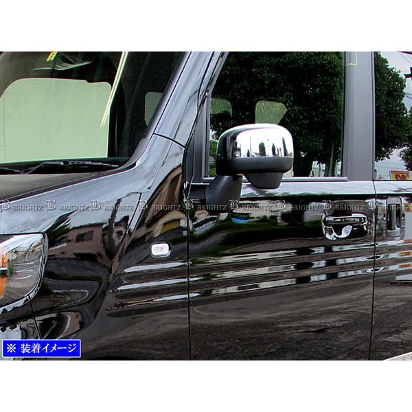 N-VAN JJ1 JJ2 メッキ サイド ドア ミラー カバー ハーフ タイプ