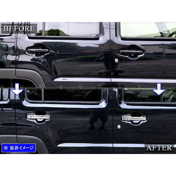 ハスラー MR92S MR52S メッキ ドア ハンドル カバー ノブ SPA−NOBU