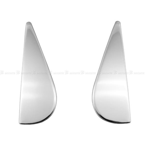 ハスラー MR92S MR52S 超鏡面 テンレス メッキ ピラー パネル 2PC