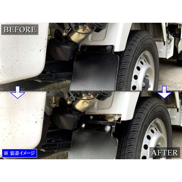 キャリイトラック DA63T 超鏡面 ステンレス メッキ リア マッド