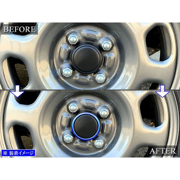 エブリイバン DA17V ステンレス センター ホイール キャップ リング