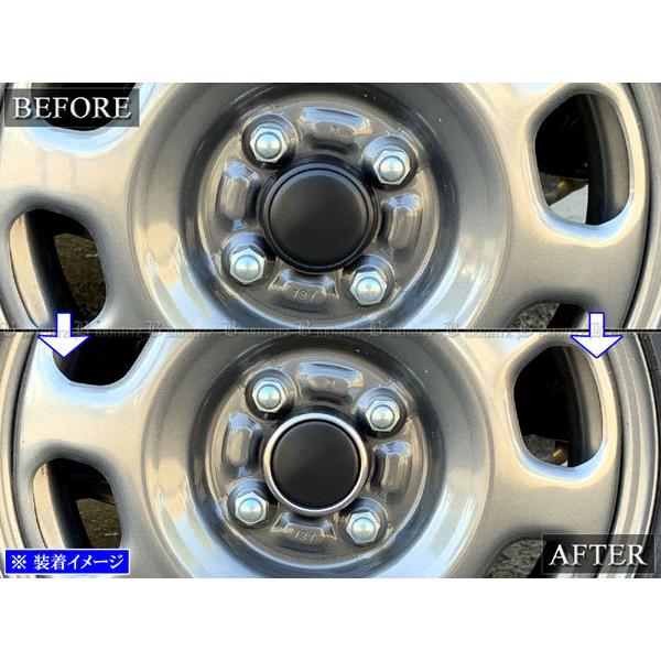 エブリイバン DA17V ステンレス センター ホイール キャップ リング