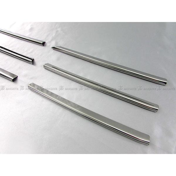 ハスラー MR92S MR52S 超鏡面 ステンレス メッキ グリル モール 6PC