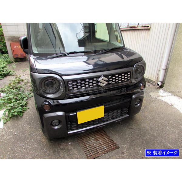 スペーシアギア MK53S スモーク ヘッド ライト カバー セット ランプ