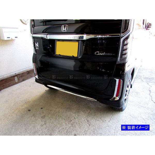 N-BOXカスタム JF3 JF4 前期 メッキ リア バンパー モール NBOX