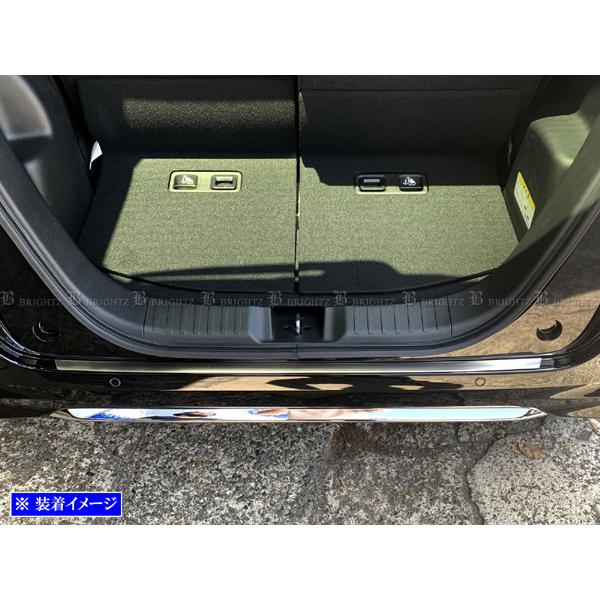 N-BOXカスタム JF3 JF4 ステンレス リア バンパー フット プレート