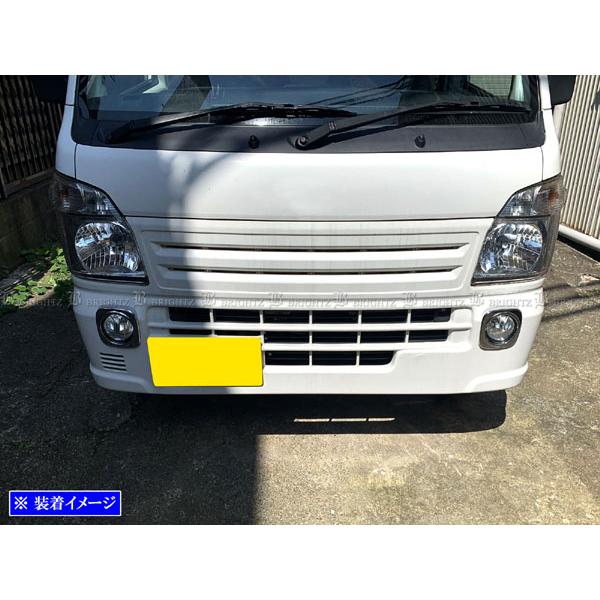 スーパーキャリイ DA16T 中古 メッキフロントグリルとフォグランプ