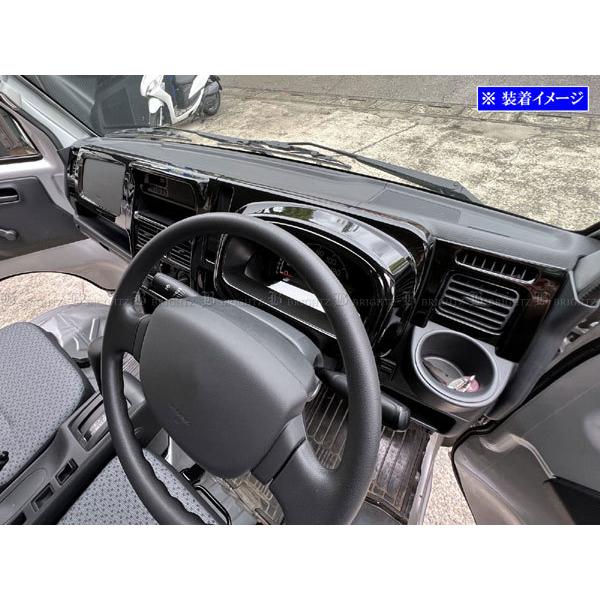 スーパーキャリイ DA16T インテリア パネル セット 9PC ピアノブラック