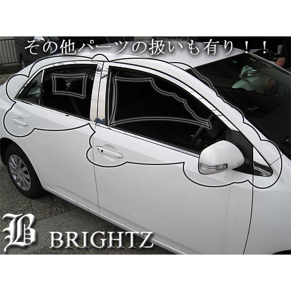 プレミオ NZT260 ZRT260 ZRT261 ZRT265 超鏡面 ステンレス メッキ ピラー パネル バイザー無用 10PC カバー PIL&minus;SIL&minus;085