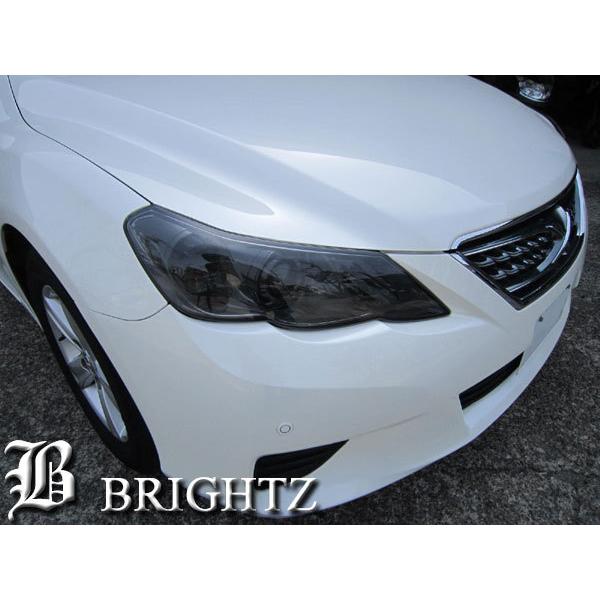 マークX GRX130 GRX133 前期 スモーク ヘッド ライト カバー ランプ