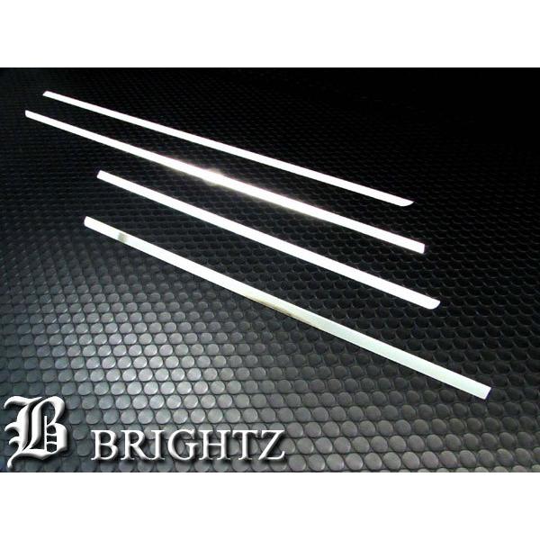 BRIGHTZ プリウス NHW 20系 超鏡面ブラックメッキステンレスウィンドウ