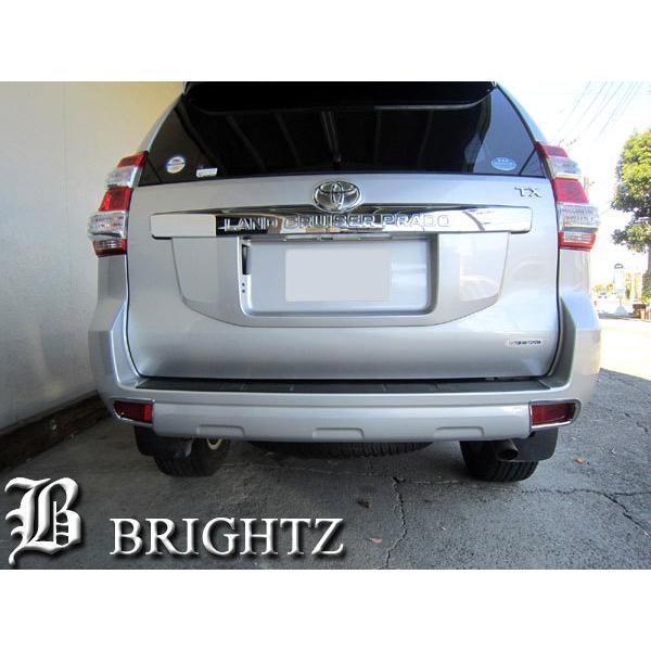 プラド 151 中期 メッキ リア リフレクター リング 反射板 ライト