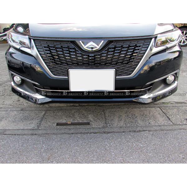 プレミオ NZT260 ZRT260 後期 ステンレス フロント バンパー モール 