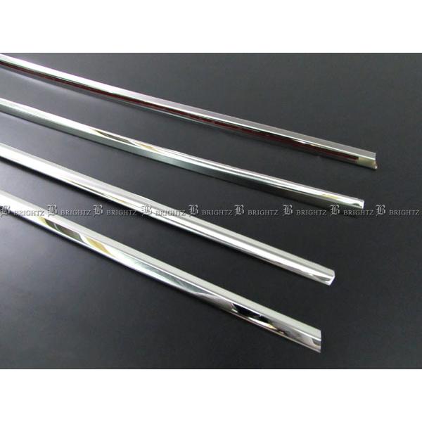 プリウス 50 51 55 超鏡面ステンレスメッキウィンドウモール4PC プリウスPHV ZVW52 50 超鏡面 ステンレス メッキ ウィンドウ モール