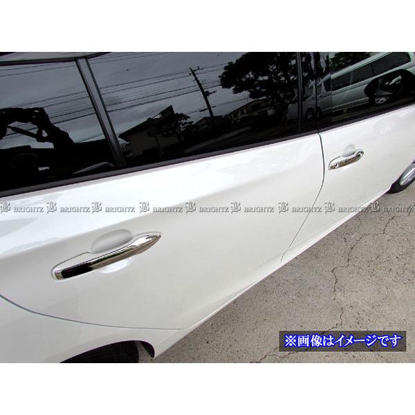 プリウスPHV ZVW52 50 超鏡面 ステンレス メッキ ドア ハンドル カバー