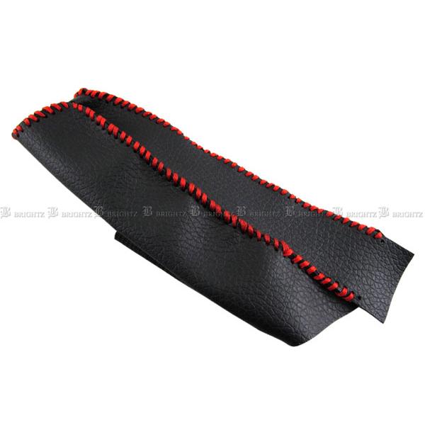 ヤリス MXPH14 MXPH17 サイド ブレーキ ハンドル カバー 赤ステッチ