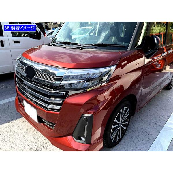 ルーミーカスタム M900A M910A 後期 超鏡面 ステンレス メッキ ヘッド