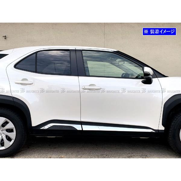 ヤリスクロス MXPB15 MXPJ15 超鏡面 ステンレス メッキ サイド ドア