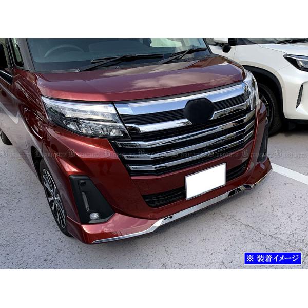 M900A/M910Aルーミー カスタム後期フロントグリル カメラ穴有ROOMY トヨタ ルーミー M900A/M910A 2021年 フロントバンパーコーナー